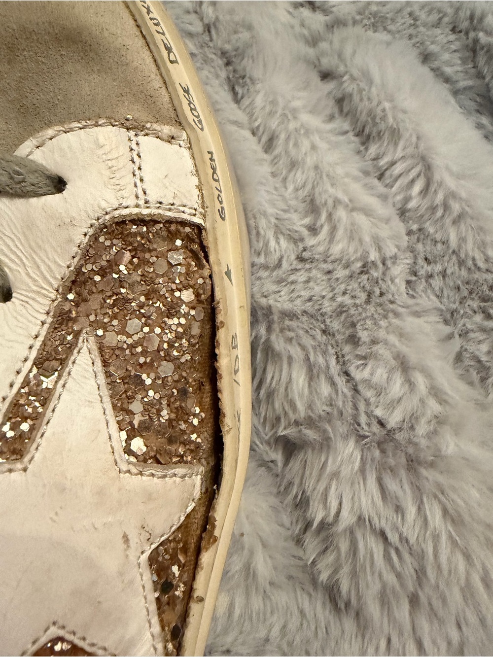 Golden Goose Hi- Star Glitter Superstar Sneakers - Picture 5 of 6